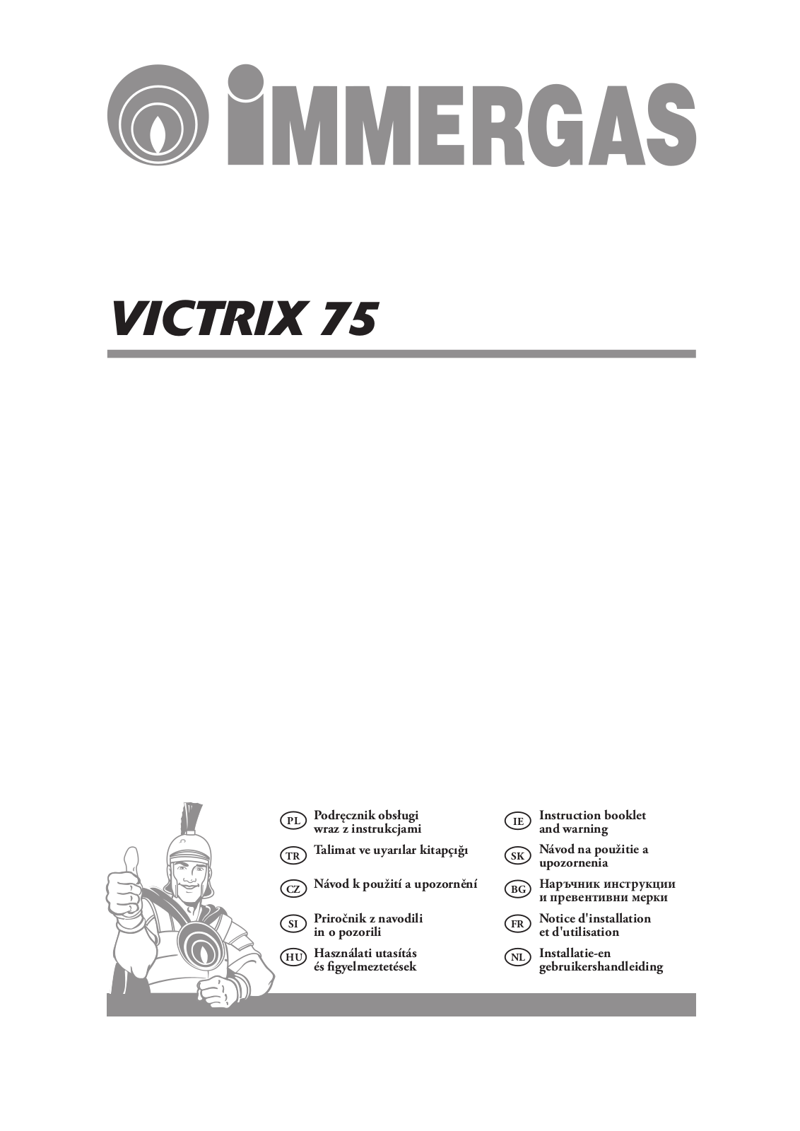 Immergas VICTRIX 75 KW User Manual