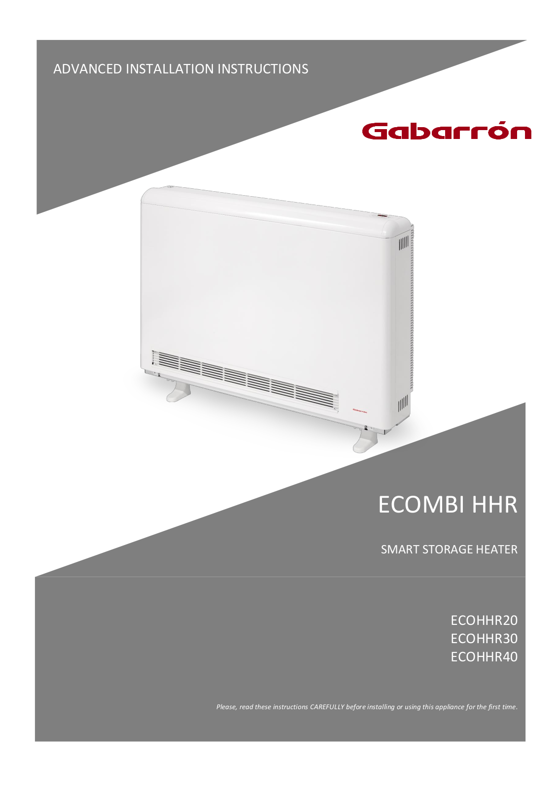 Elnur ECOHHR30, ECOHHR40, ECOHHR20 Installation Instructions - ManualMachine.com