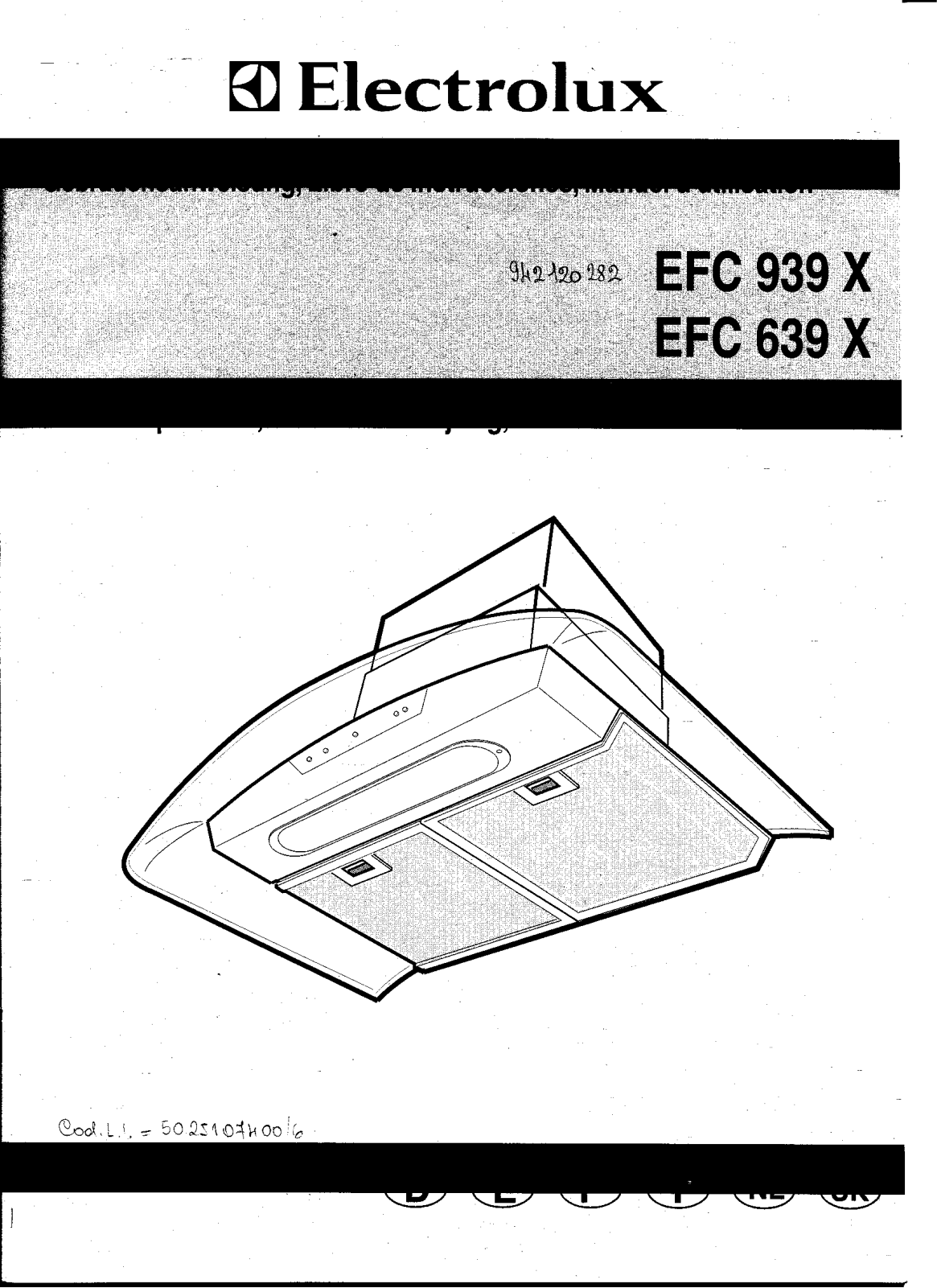 AEG EFC639X, EFC939X User Manual