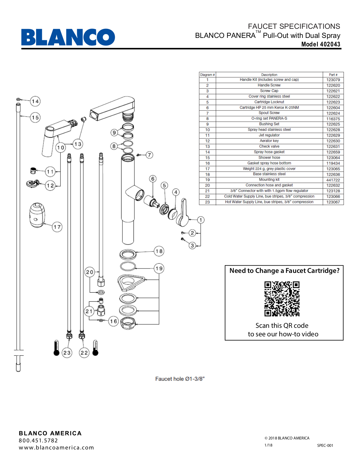 Blanco 402043 Installation Manual