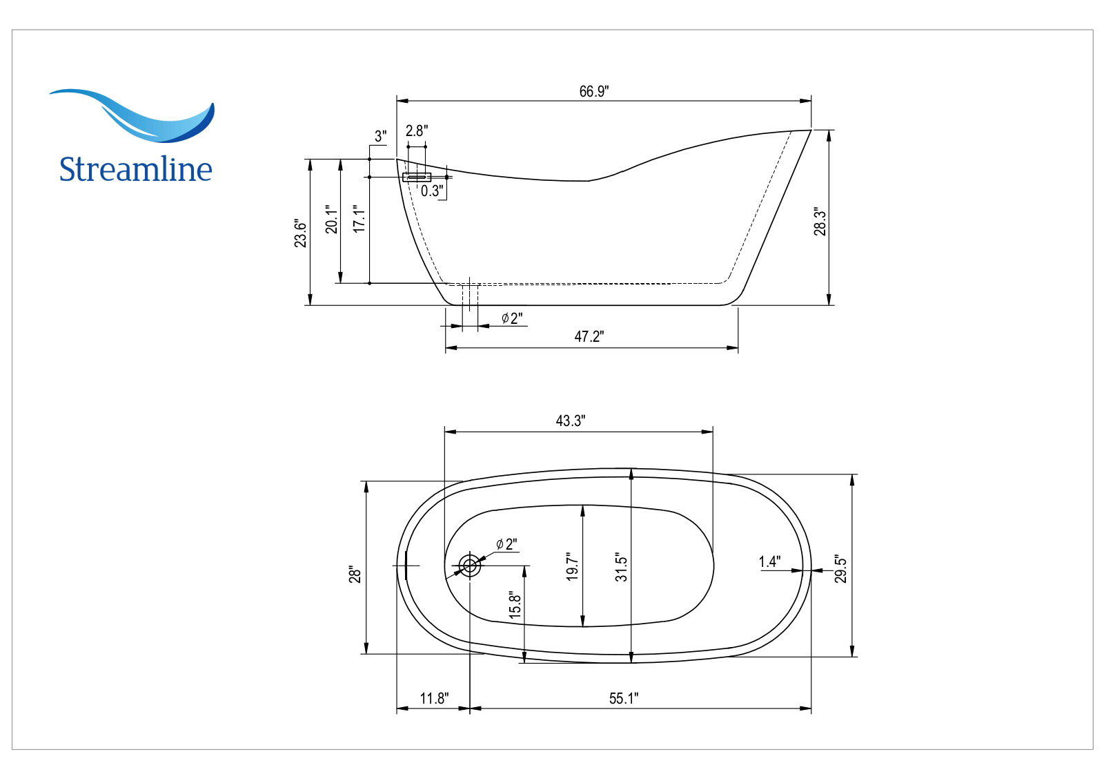 Streamline M248067FSWHFM Specifications