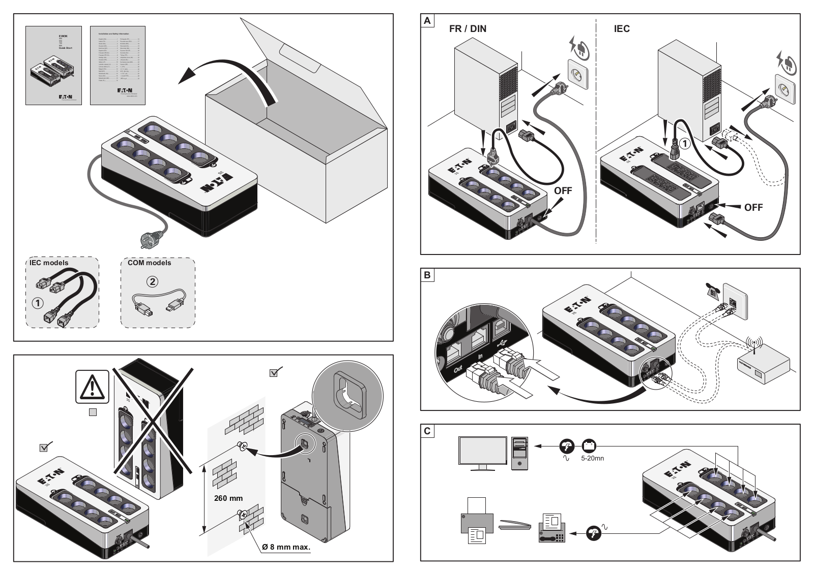 Eaton 3S 450 FR, 3S550F User Manual