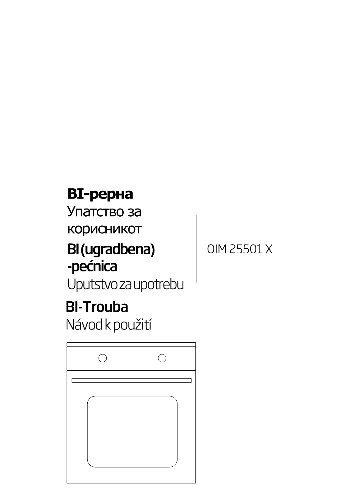 Beko OIM25501X User manual