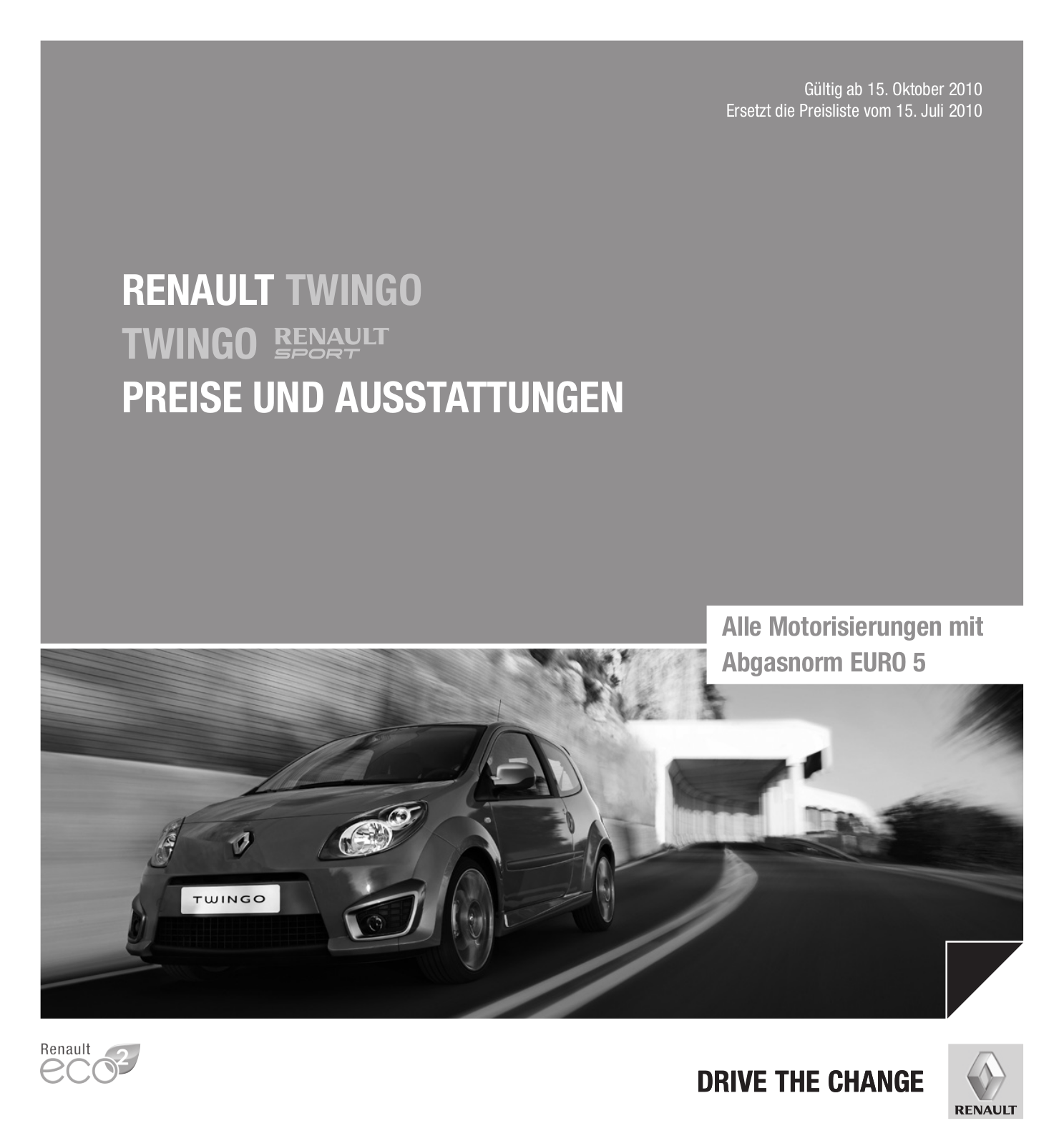 Renault TWINGO SPORT BROCHURE