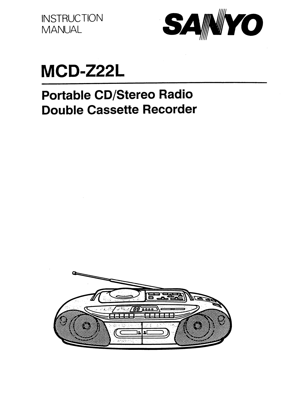 Sanyo MCD-Z22L User Manual