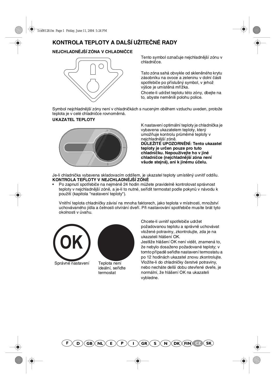 Whirlpool ARC 2253 User Manual