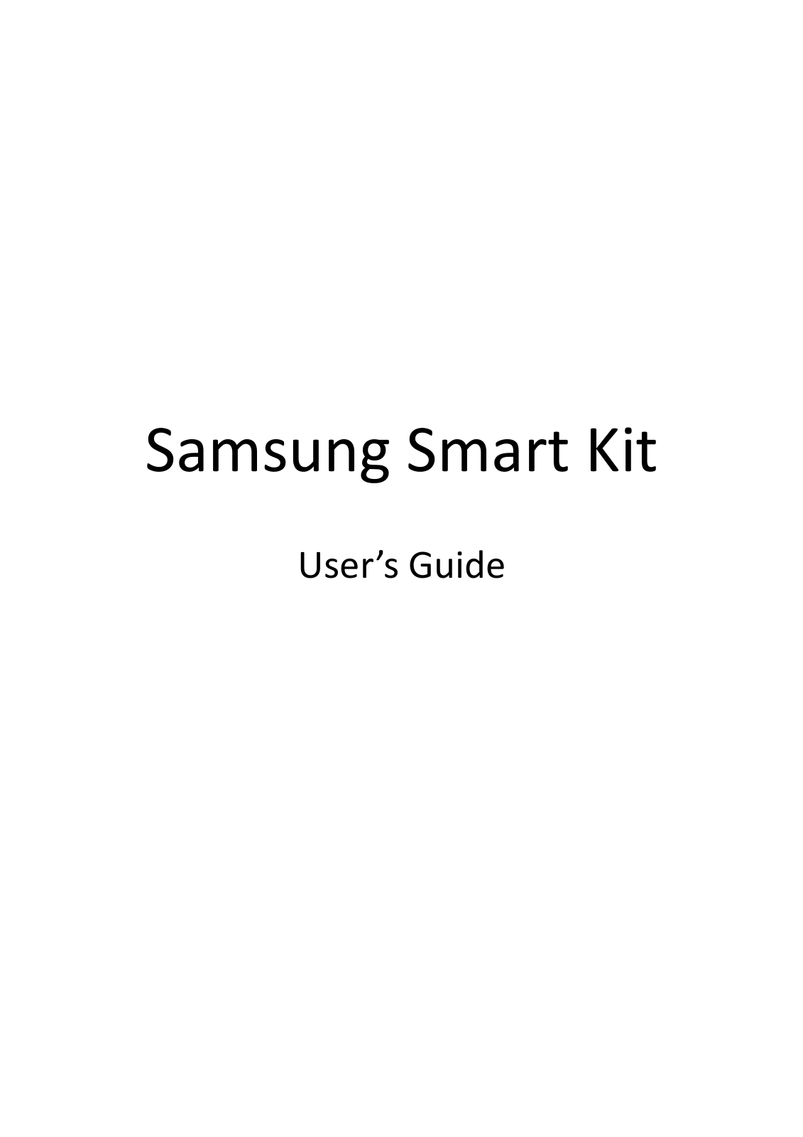 Samsung SI-I8W132UL0US Users Guide