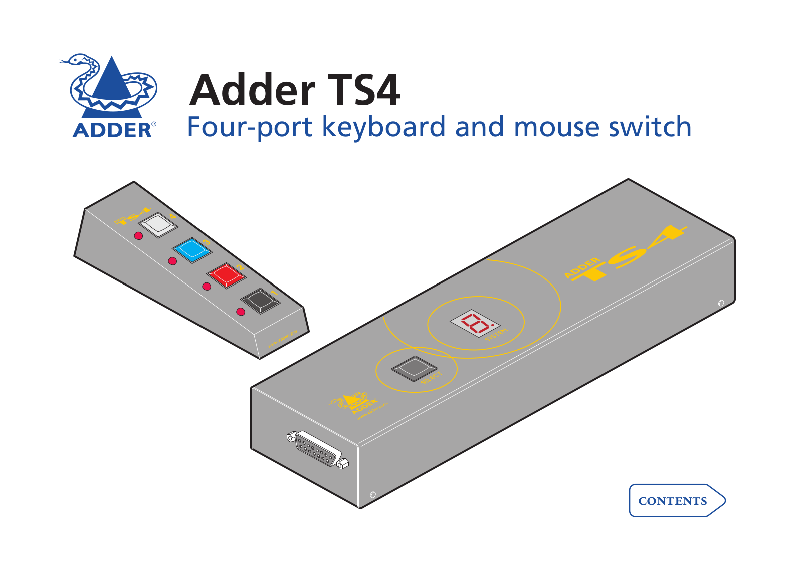 Adder Technology TS4 User Manual