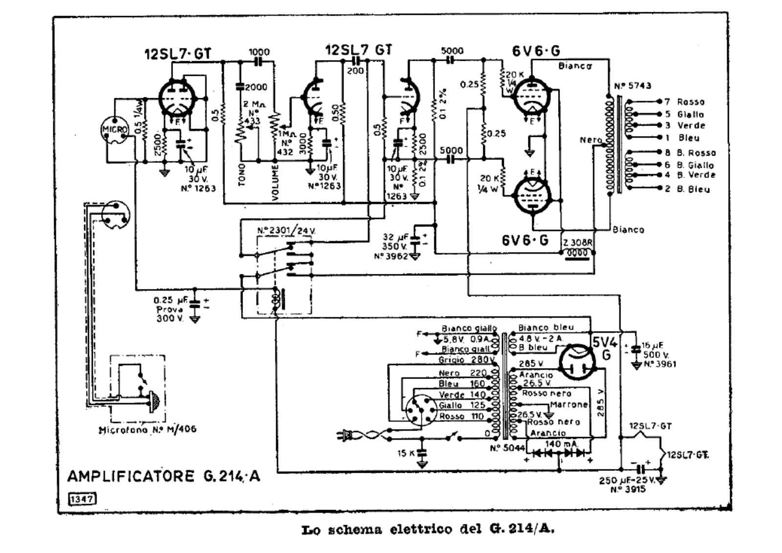 Geloso g214a schematic