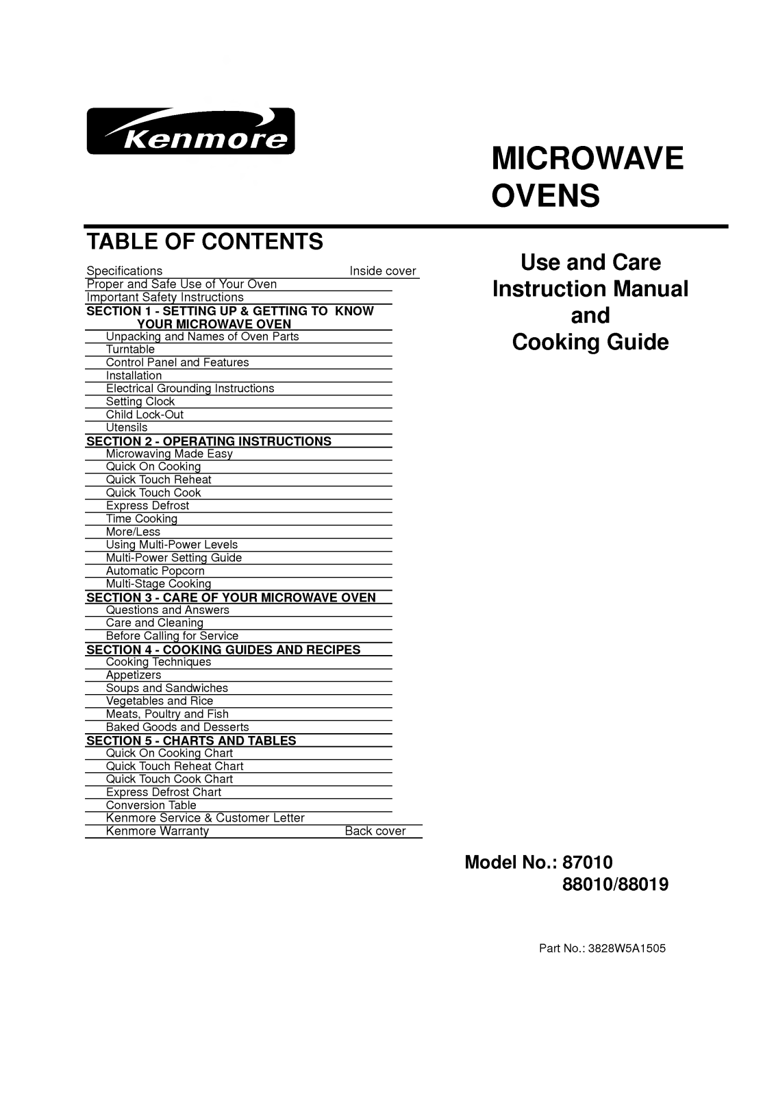 LG 767.8701000 User Manual