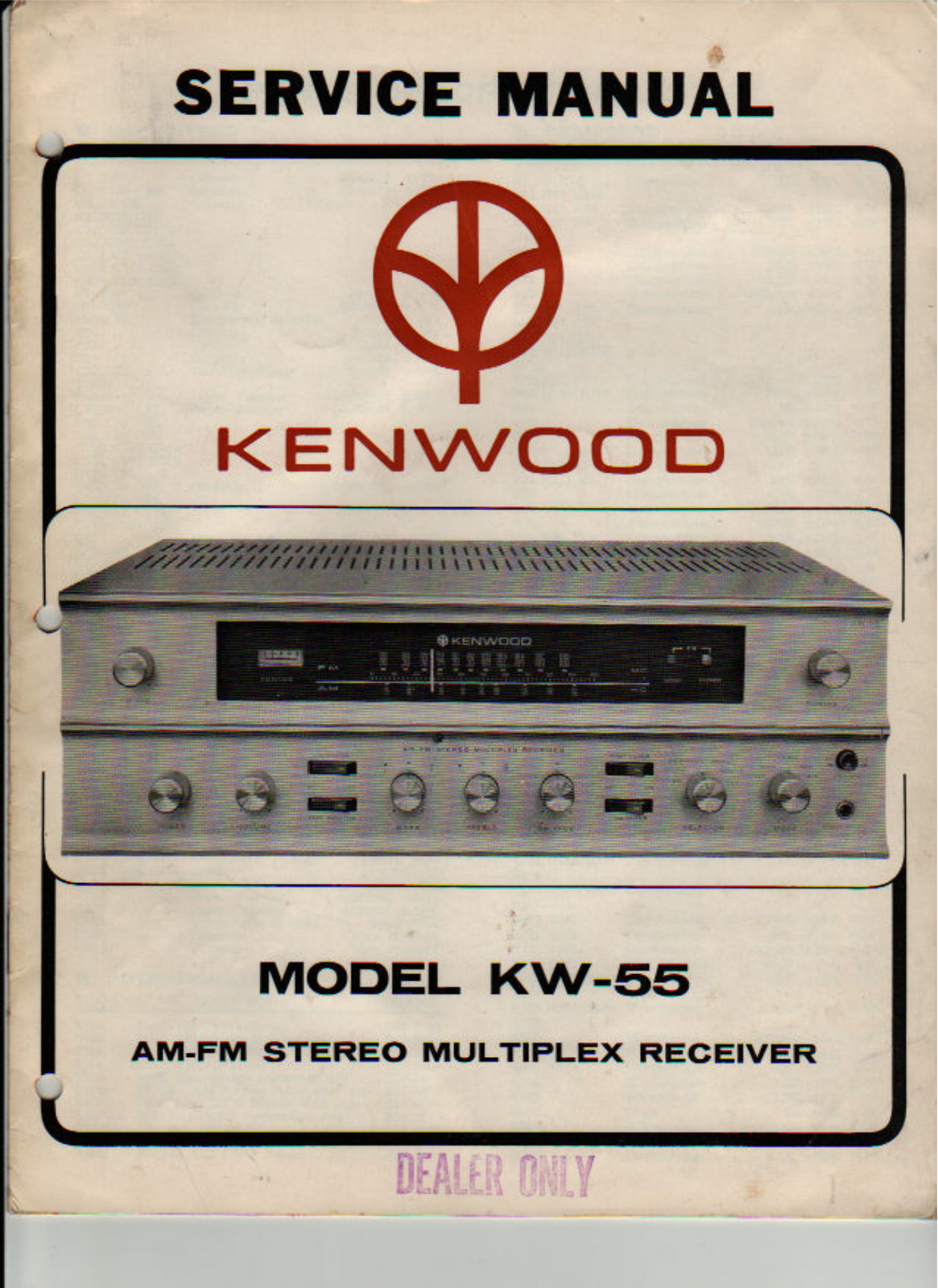 Kenwood KW-55 Service Manual