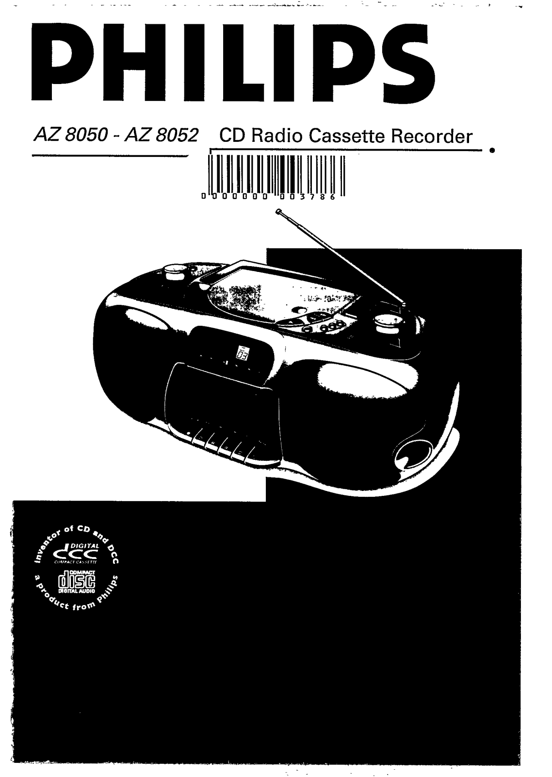 Philips AZ8052/05, AZ8052/00D, AZ8052/00, AZ8052/00B, AZ8050/17D User Manual