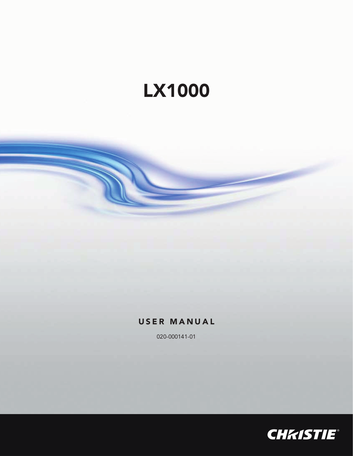 Christie 020-000141-01 User Manual