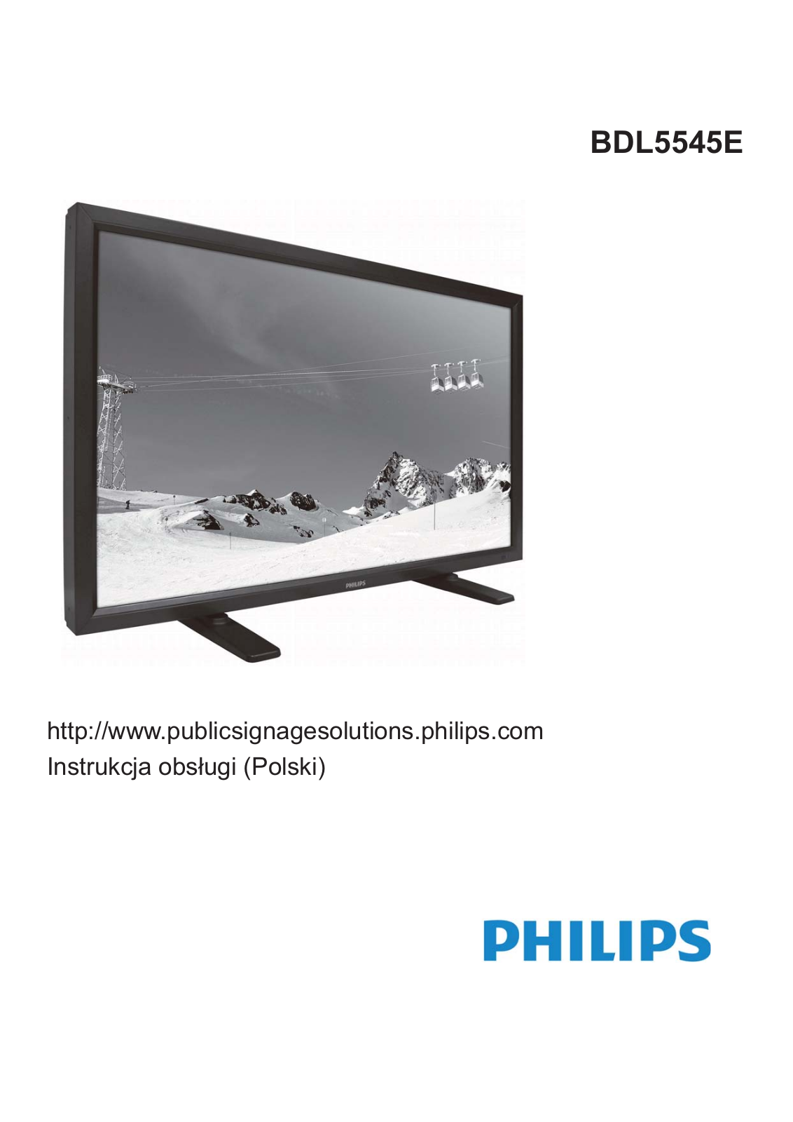 Philips BDL5545E User Manual