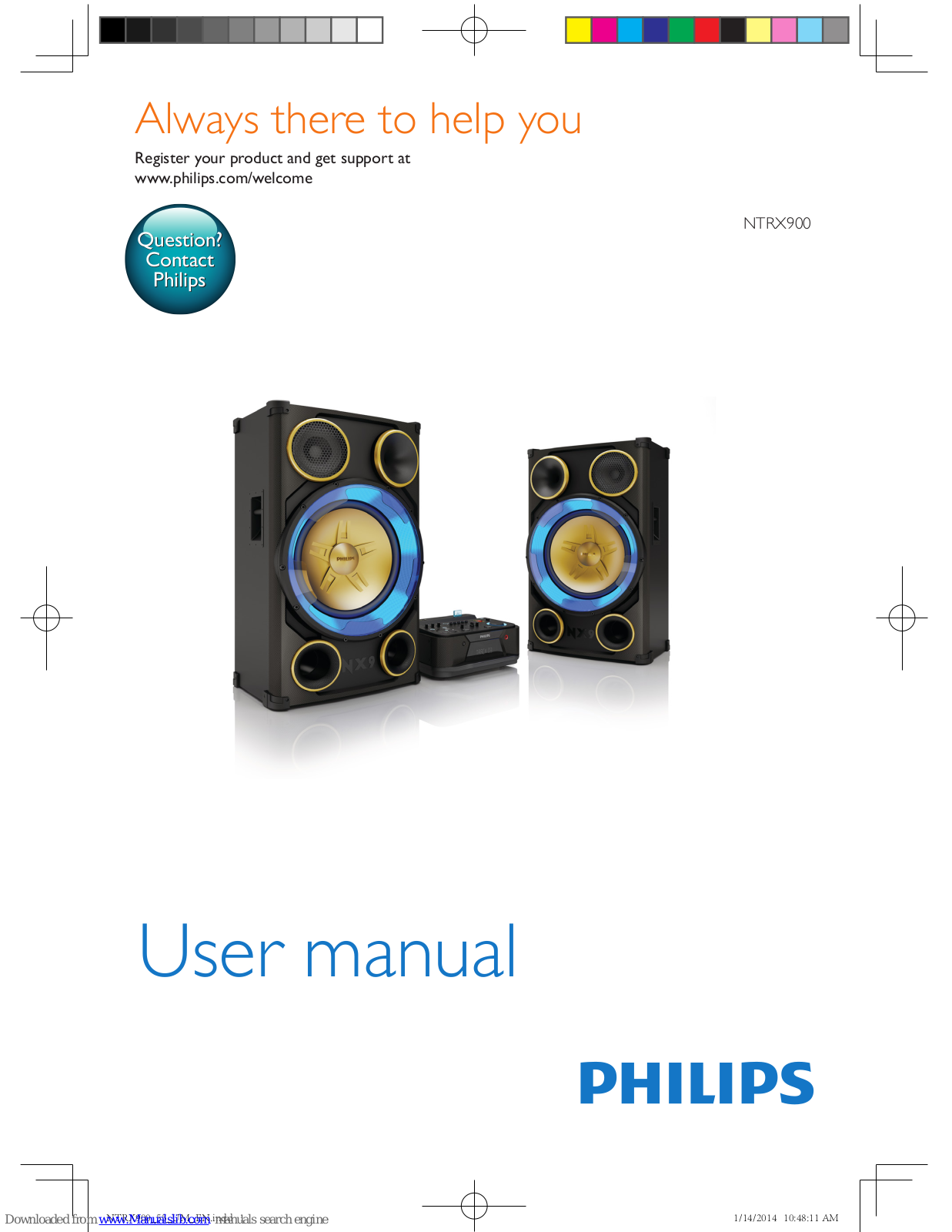 Philips NTRX900 User Manual