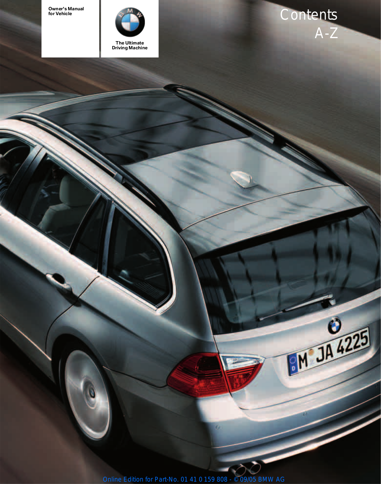 BMW E91 User Manual