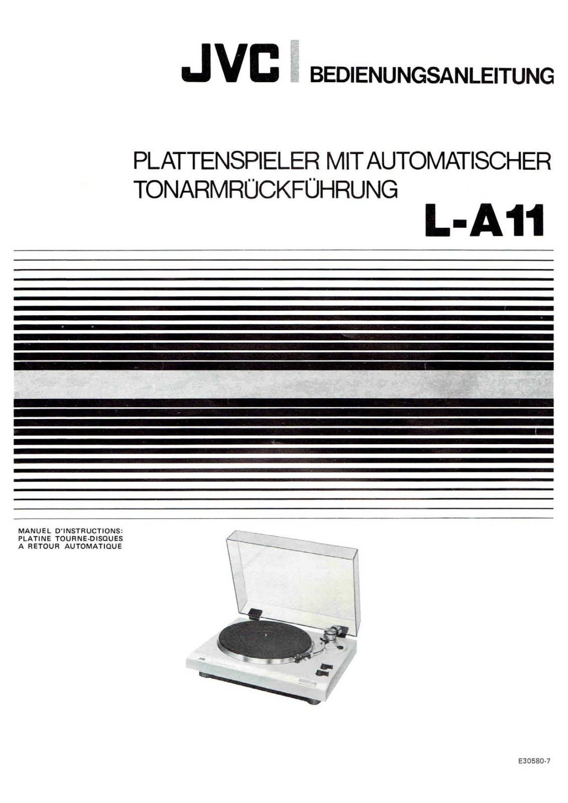 Jvc L-A11 Owners Manual