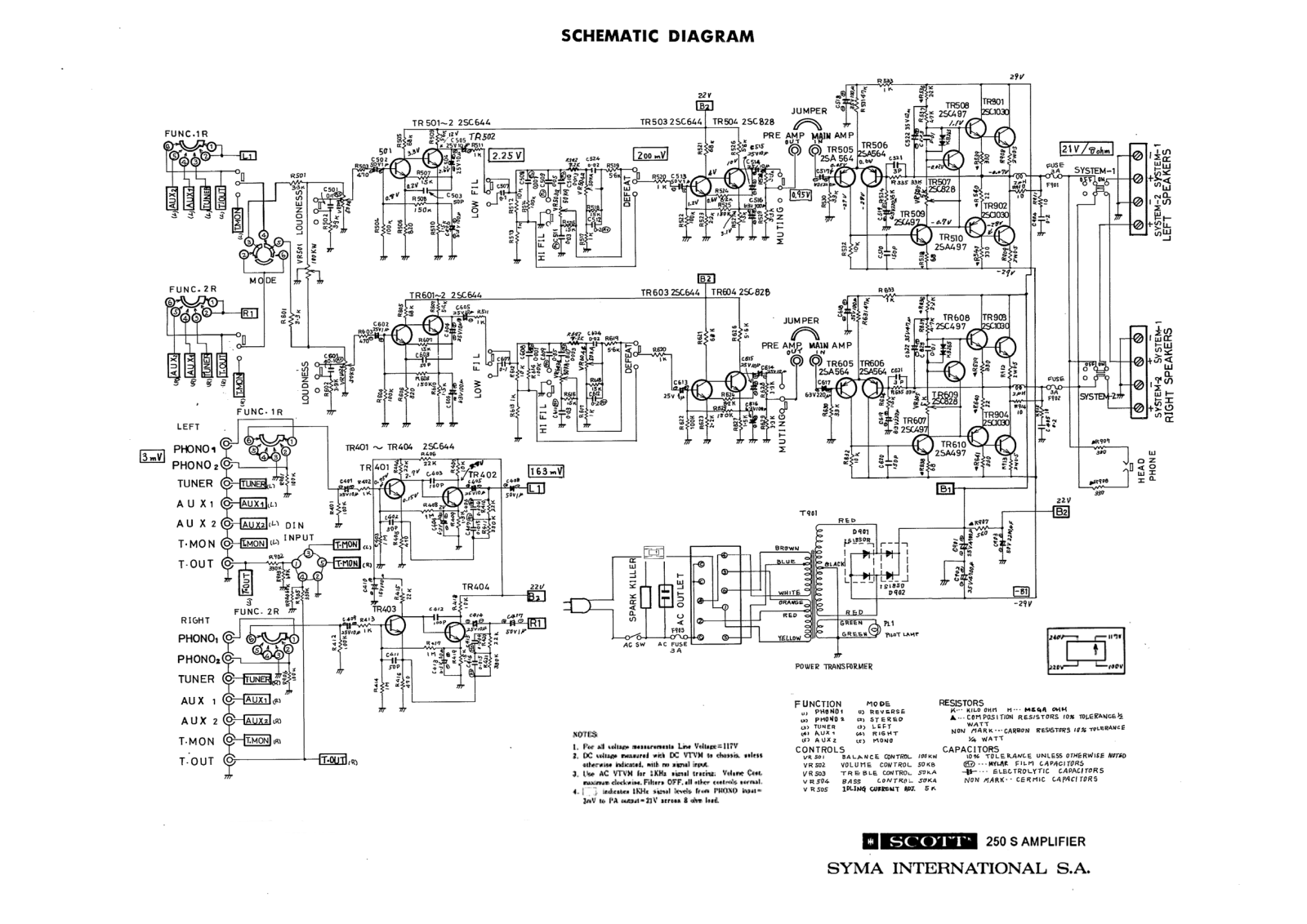 Scott 250S Schematic