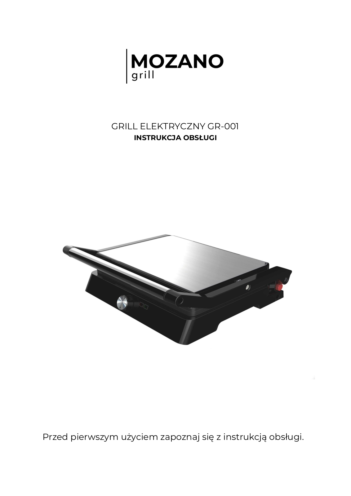 MOZANO GR001 User guide - ManualMachine.com