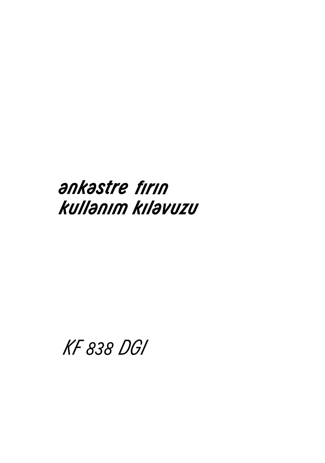 Arçelik KF838DGI User manual - ManualMachine.com