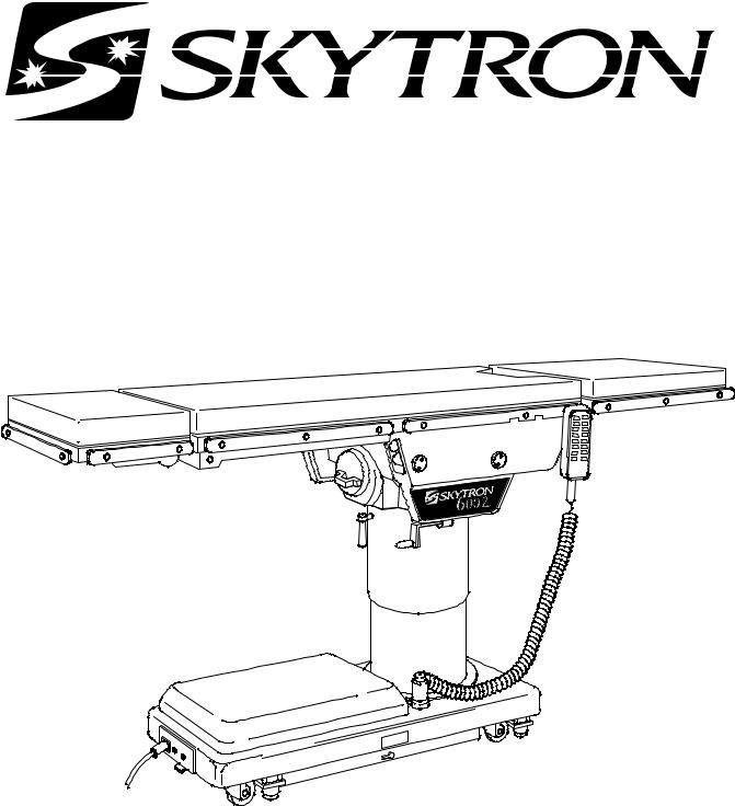 Skytron 6002 User manual