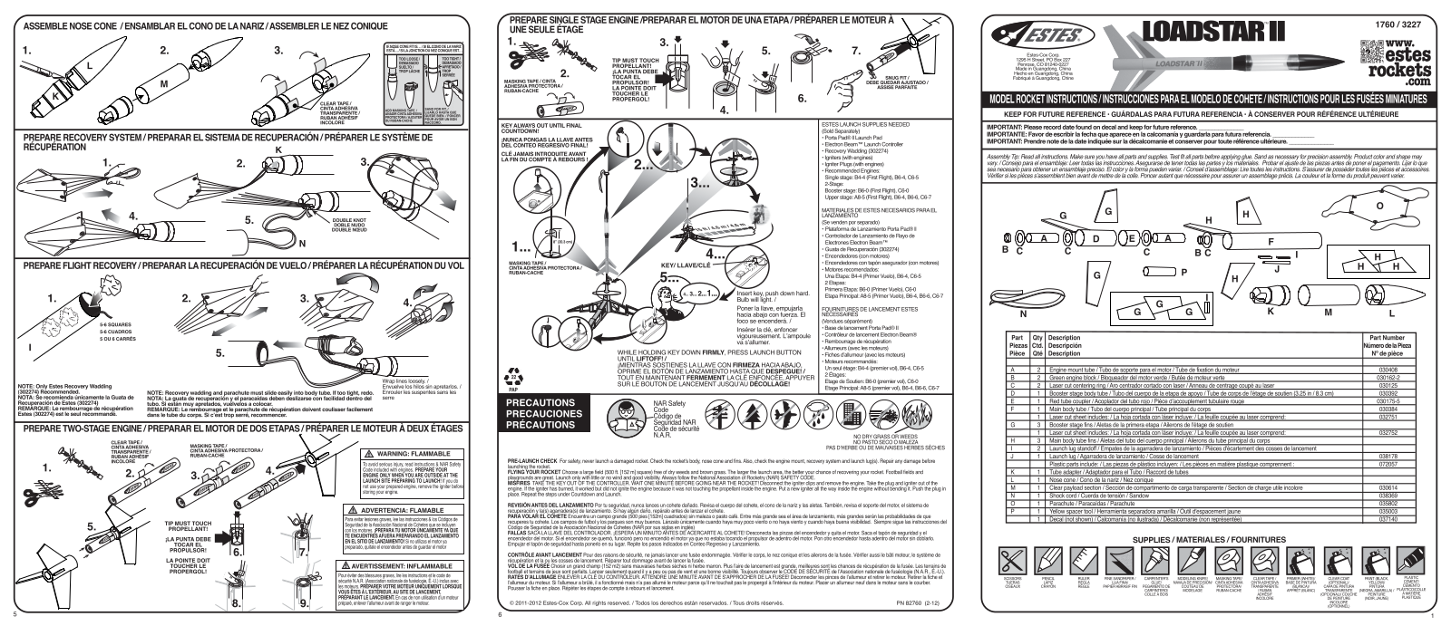 ESTES Loadstar II User Manual