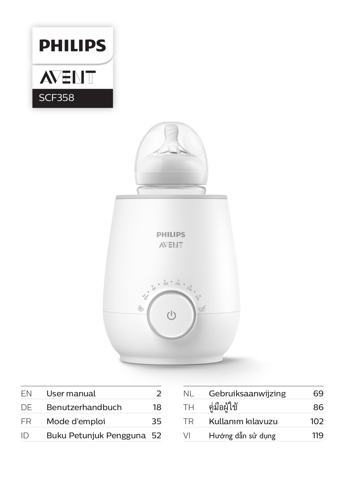 PHILIPS SCF358 User Manual