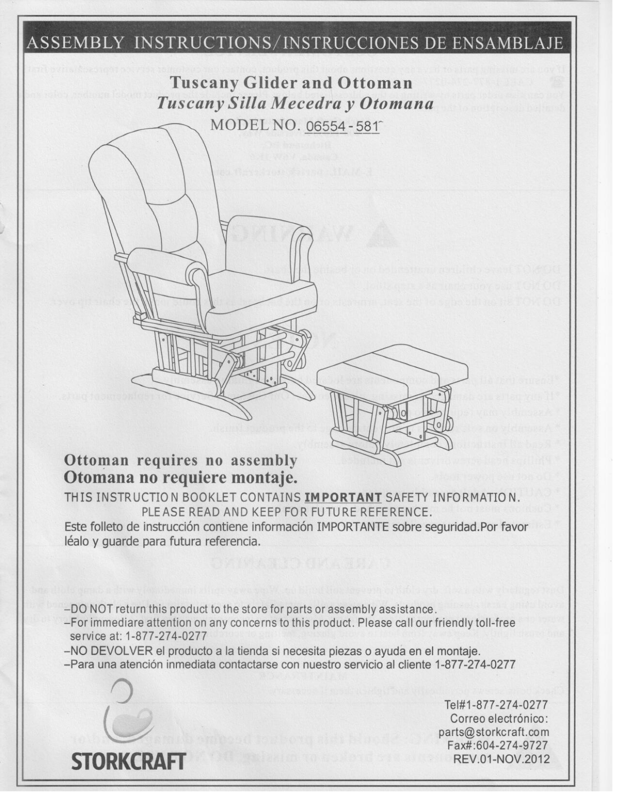 Storkcraft KD2129 Installation & Assembly - ManualMachine.com