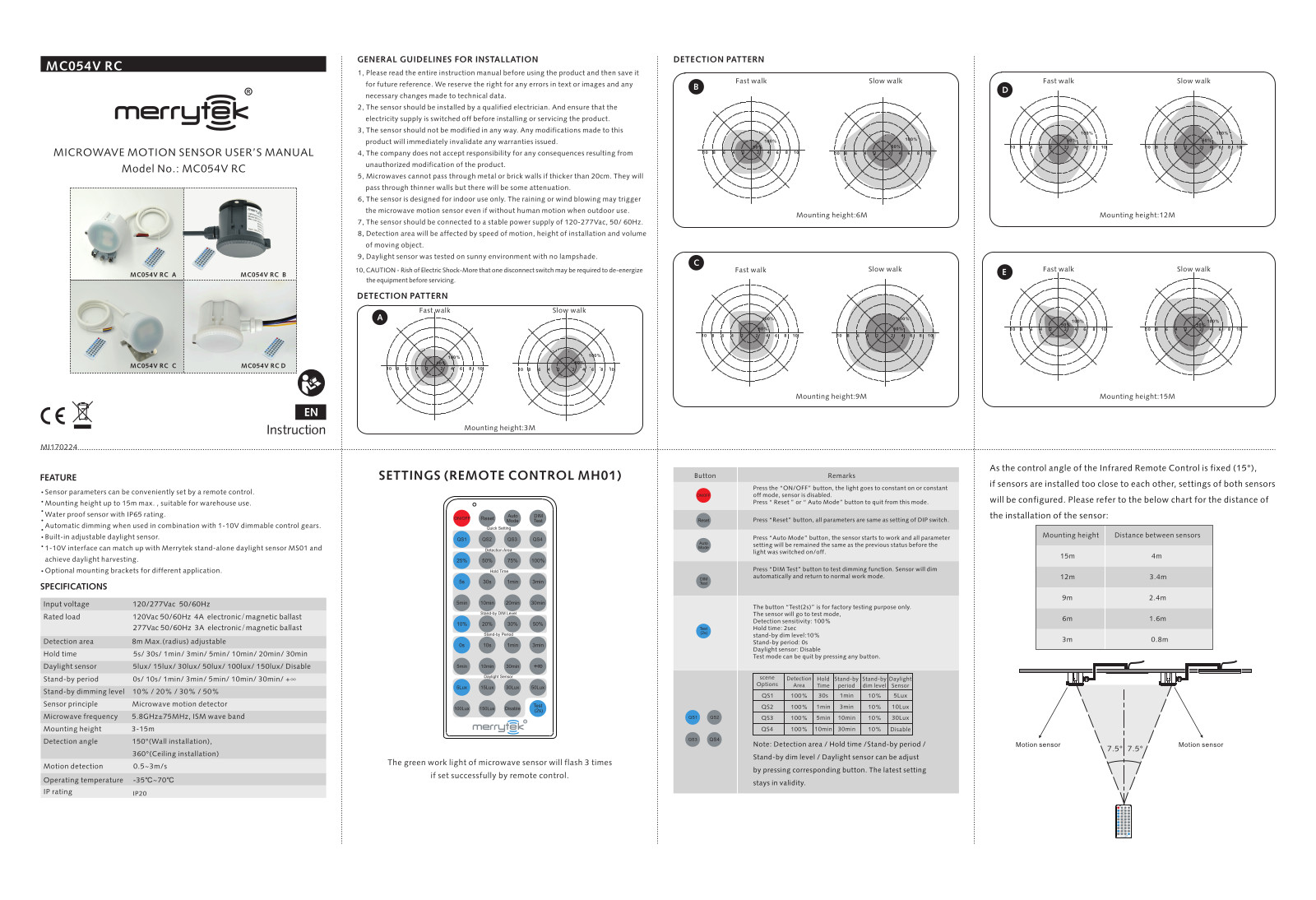 Merrytek Technology MC054VRC User Manual