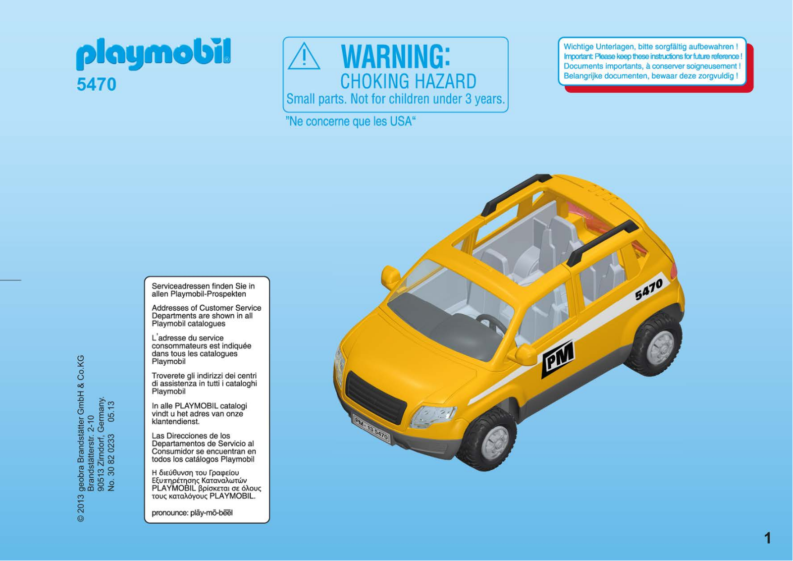 Playmobil 5470 Instructions