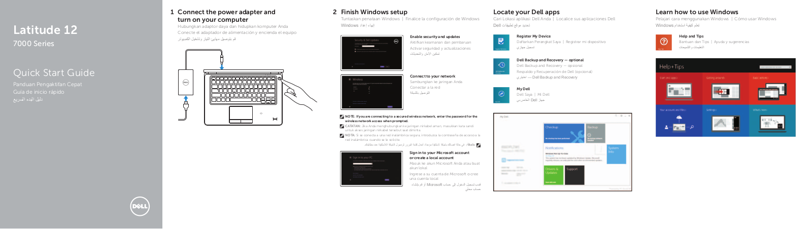 Dell Latitude E7250, Latitude 7250 User Manual