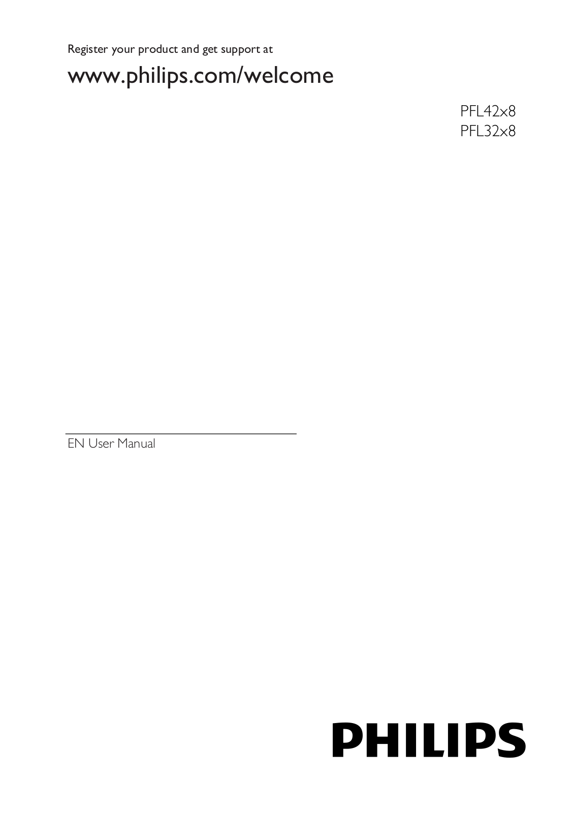 Philips 42PFL4208T/12, 39PFL4208T/12 User Manual