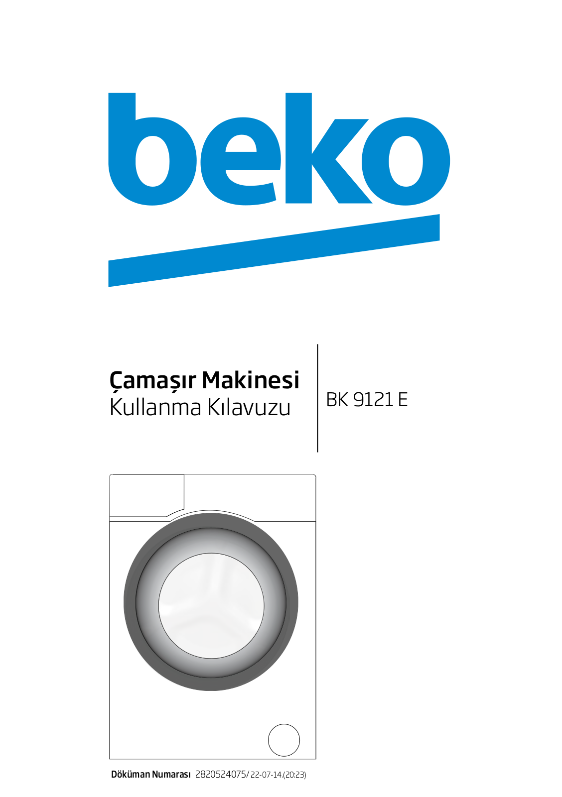 Beko BK 9121 E User manual