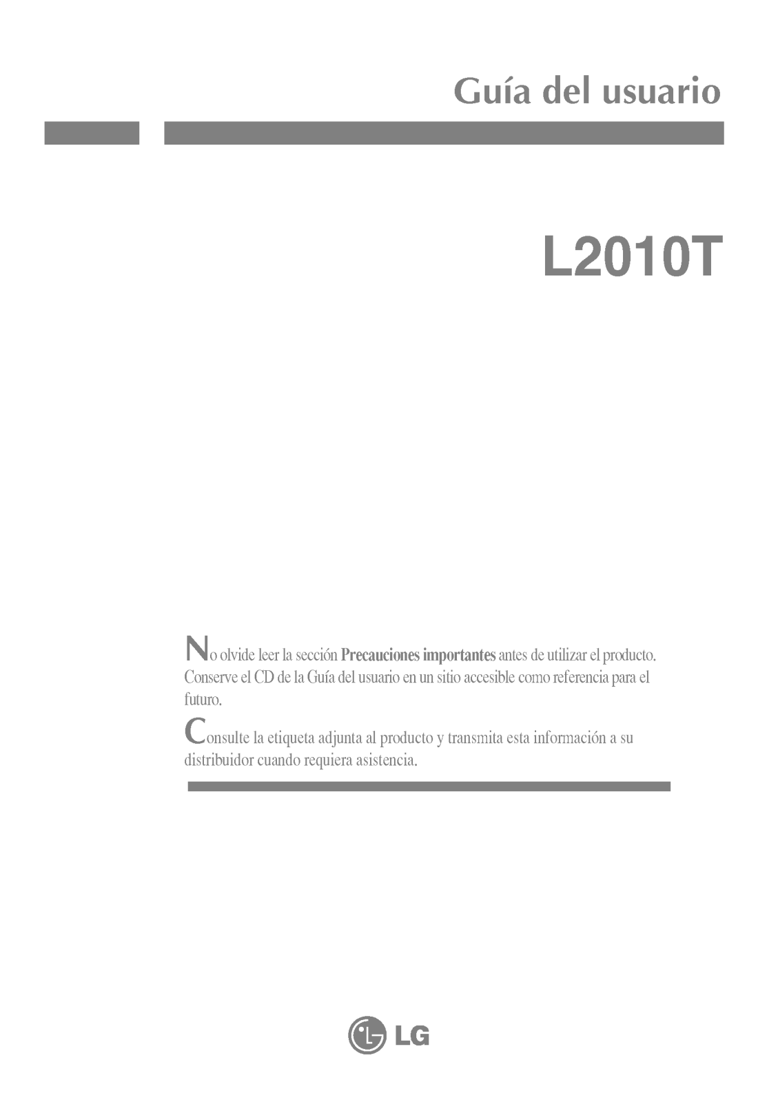 LG L2010T User Manual