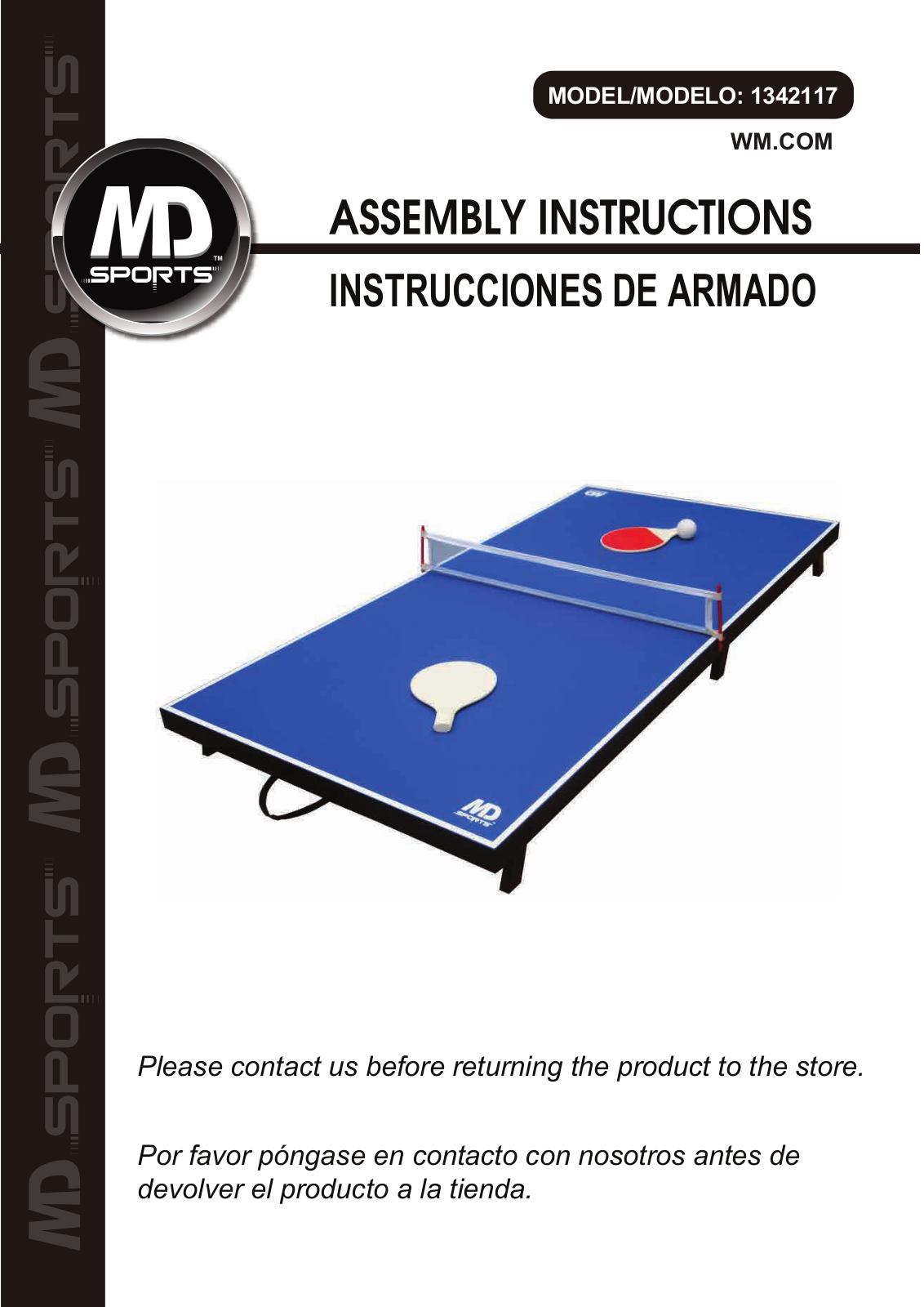 Medal Sports WM1342117 User Manual