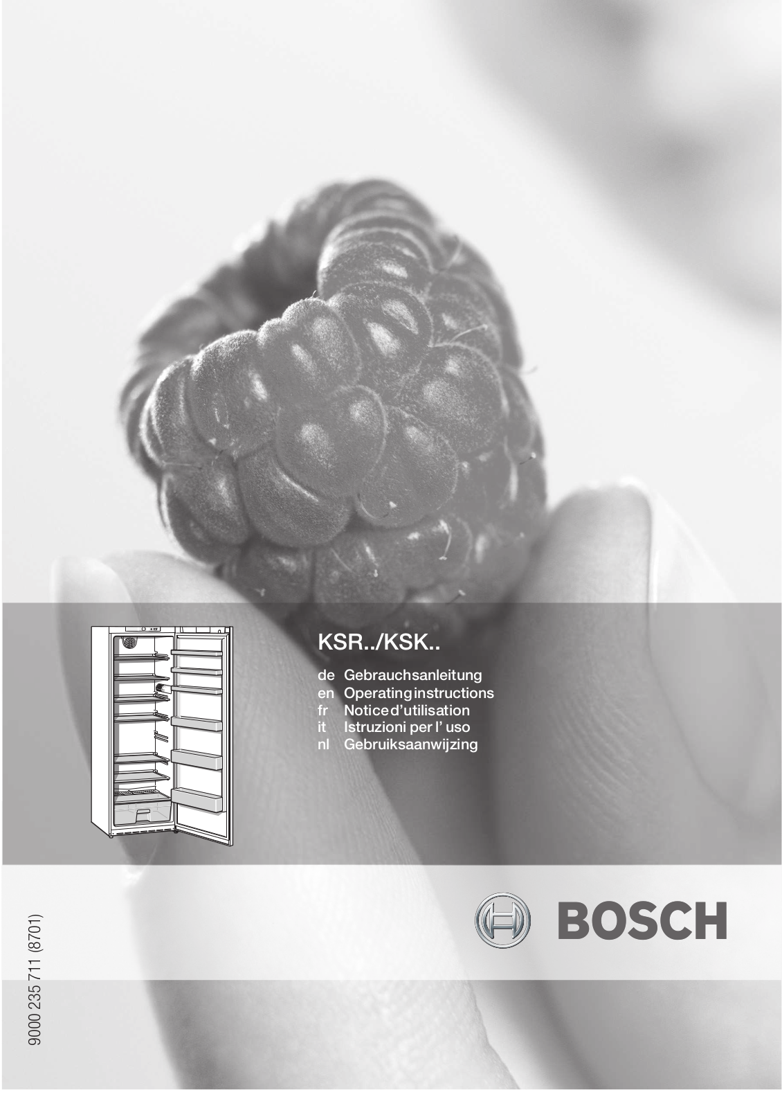 BOSCH KSR38N11 User Manual