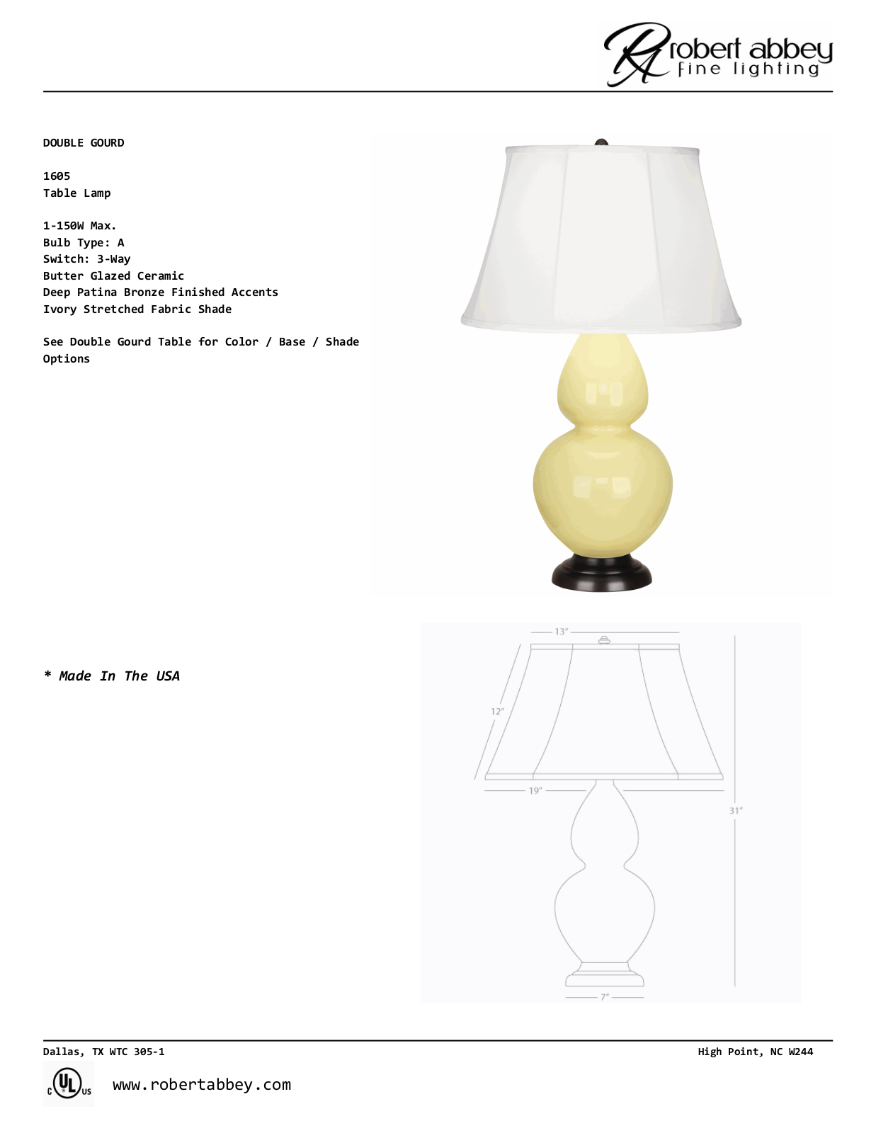 Jonathan Adler RAB1101 Specifications - ManualMachine.com