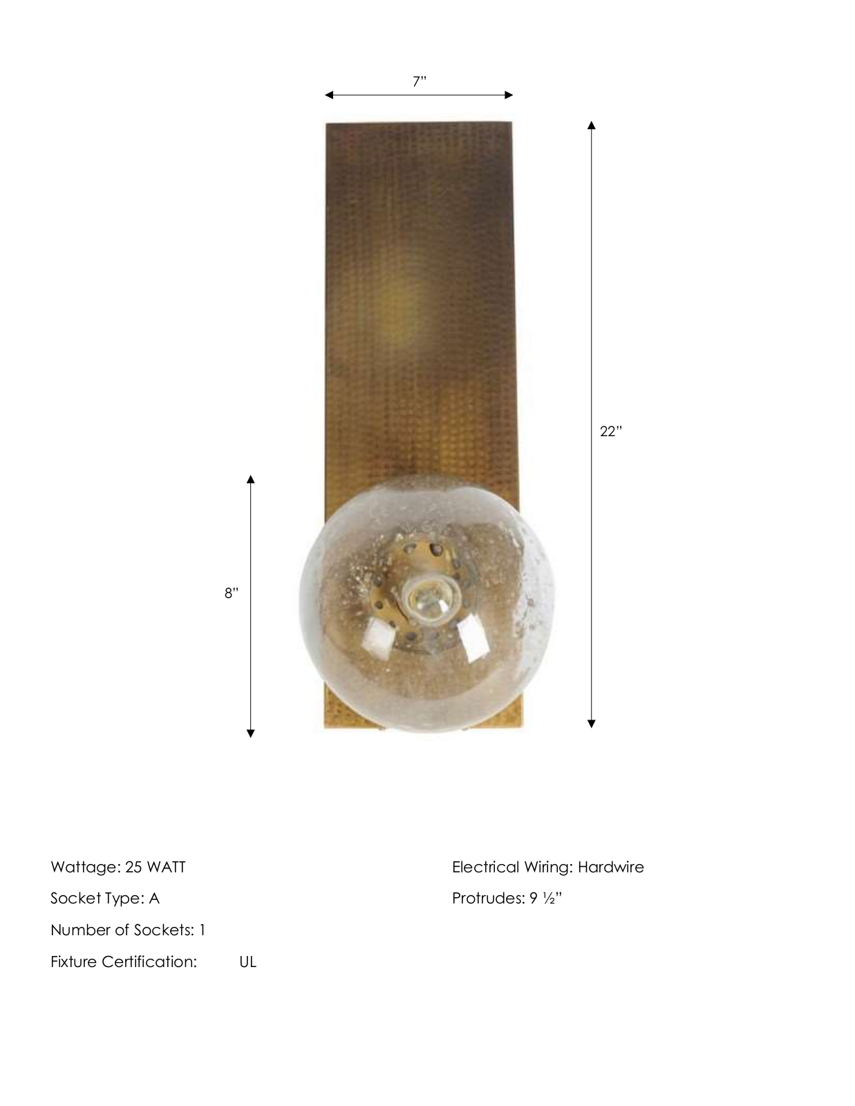 George Oliver GOLV4613 Specifications - ManualMachine.com