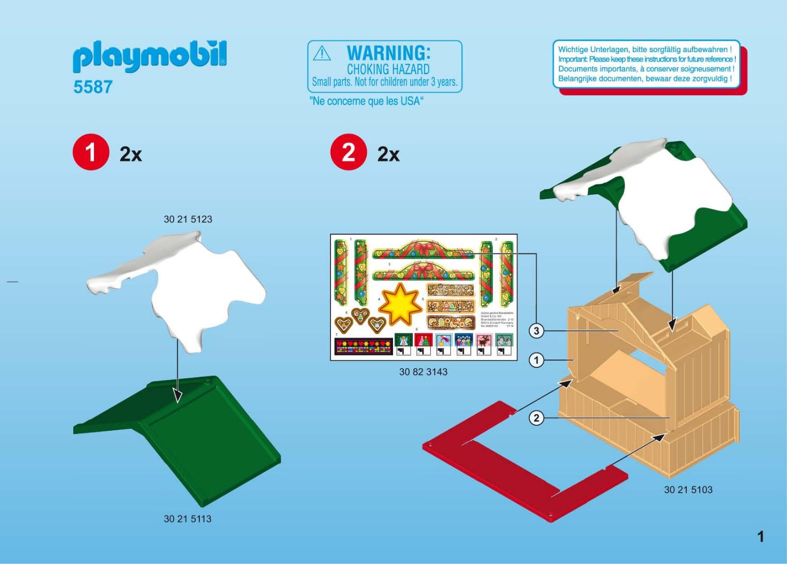 playmobil 5587 Instructions