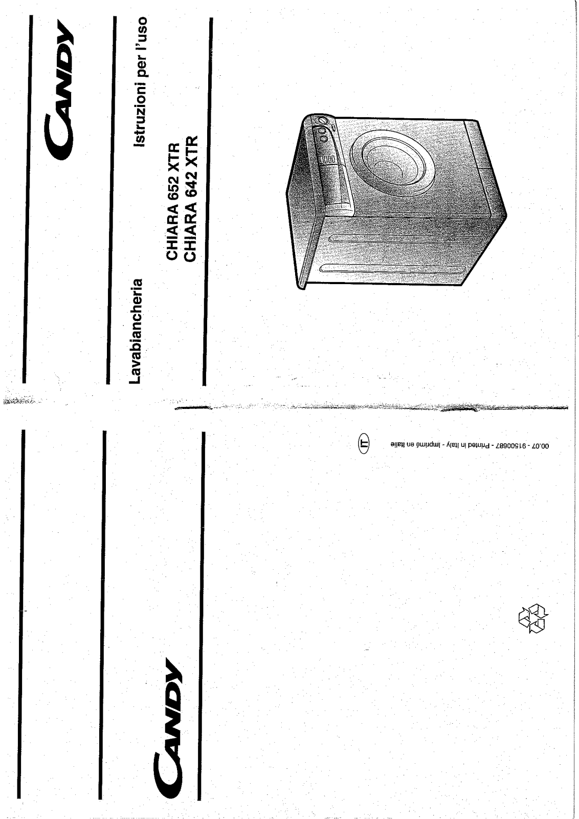 Candy CHIA652XTR User Manual