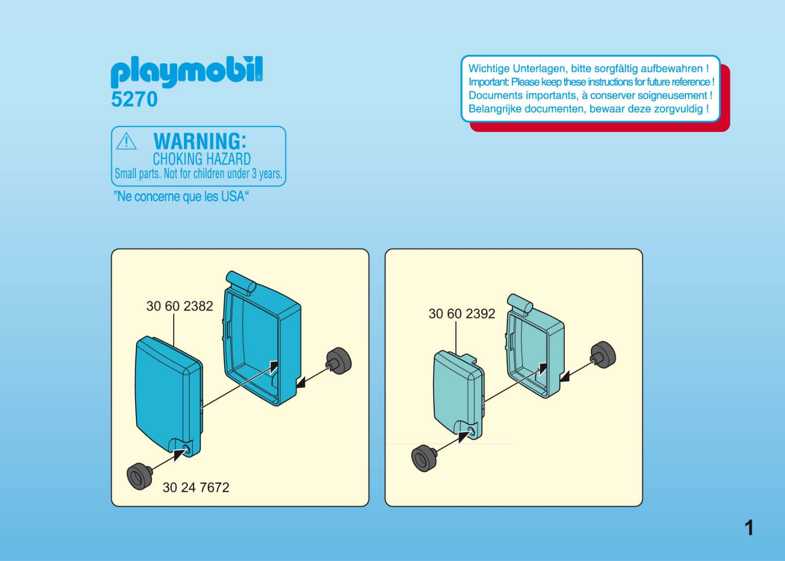 Playmobil 5270 Instructions