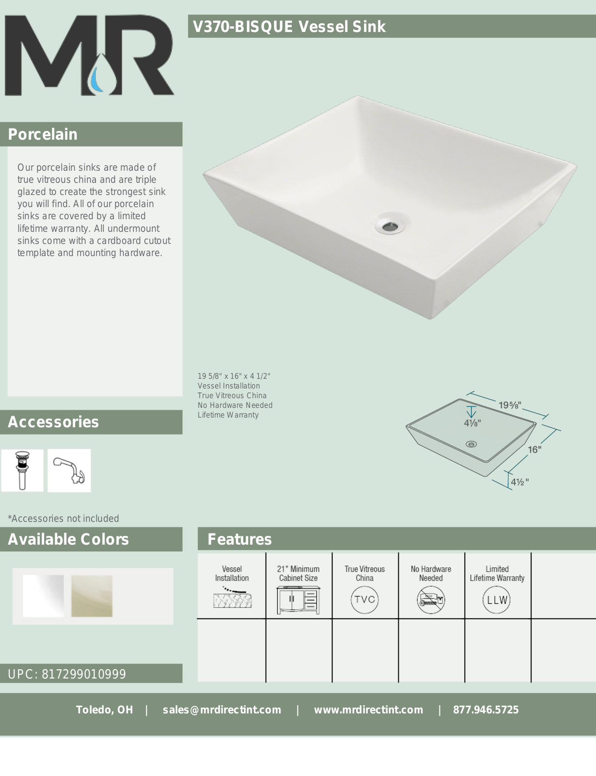 MR Direct MRDR1792 Specifications - ManualMachine.com