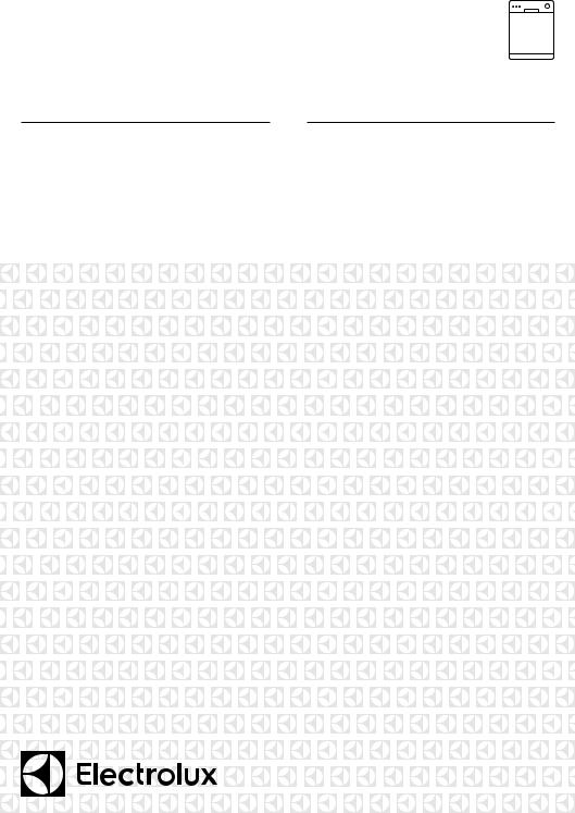 Electrolux ESF5542LOW, ESF5542LOX User Manual