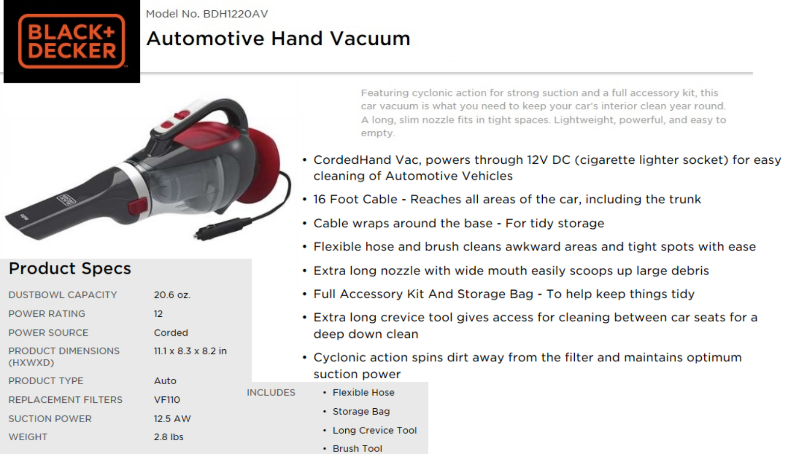 Black + Decker W001178048 Specifications - ManualMachine.com