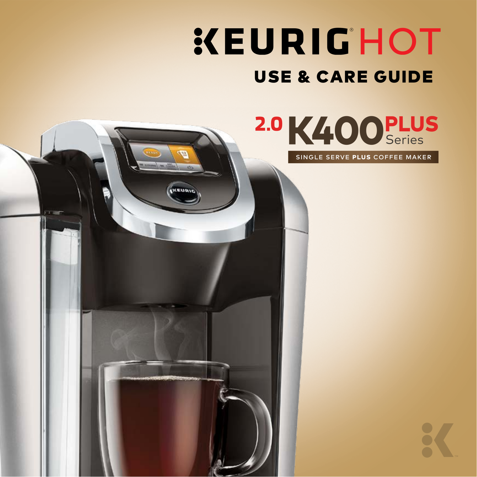Keurig HOT 2.0 K400 Plus User Manual