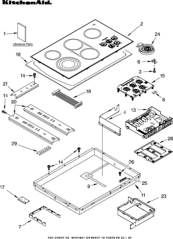 KitchenAid KECC568RPW00 Parts List