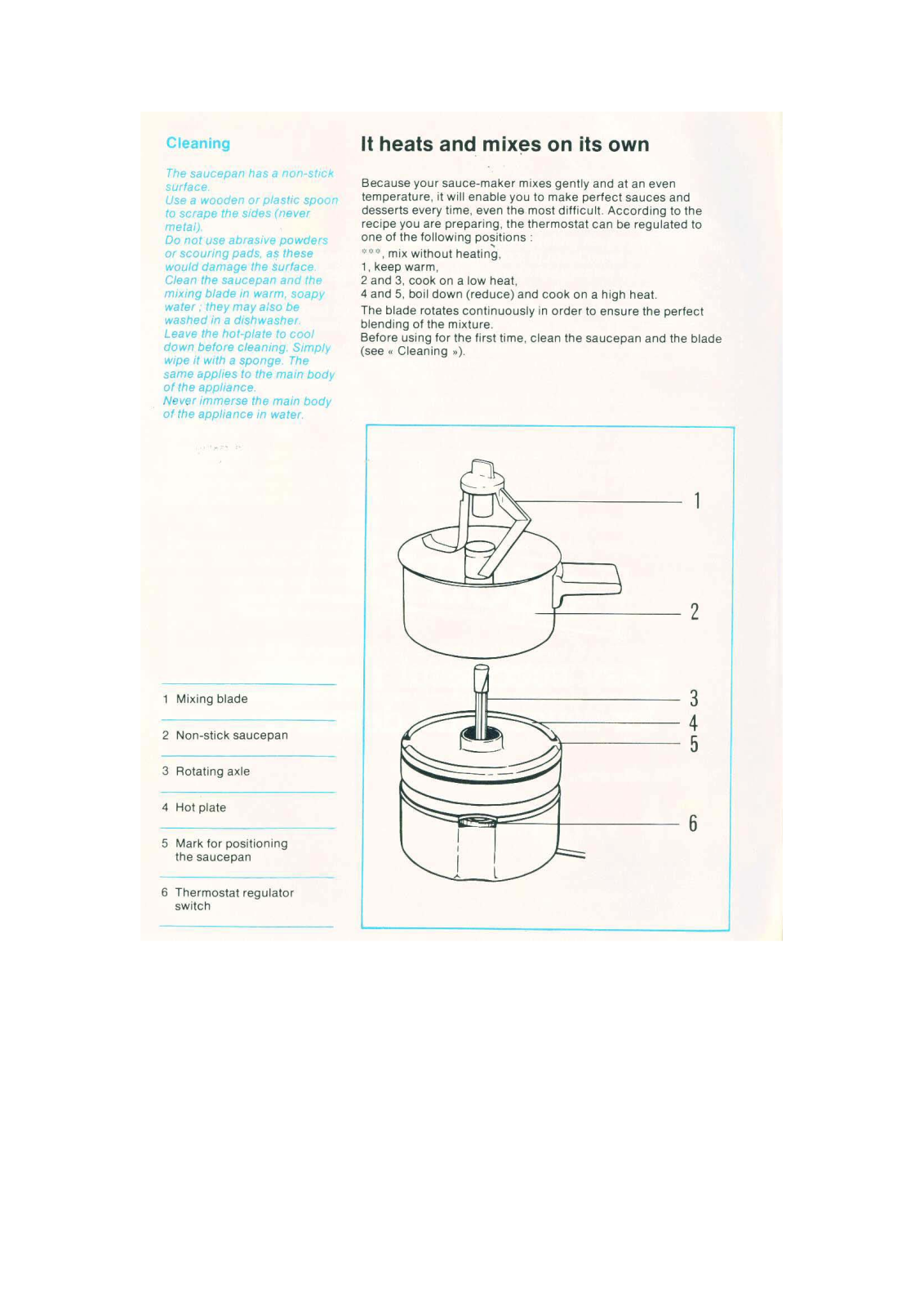 SEB Le Saucier User Manual