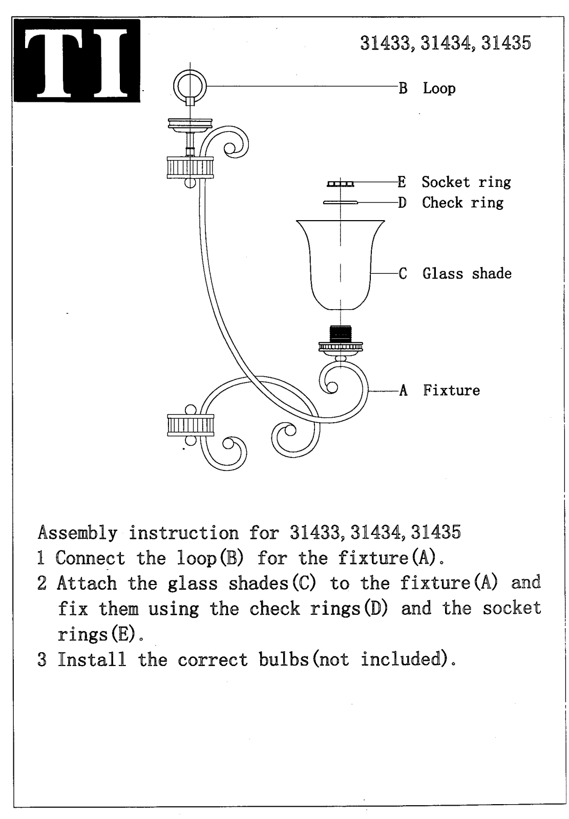 Triarch 31435, 31434, 31433 User Manual