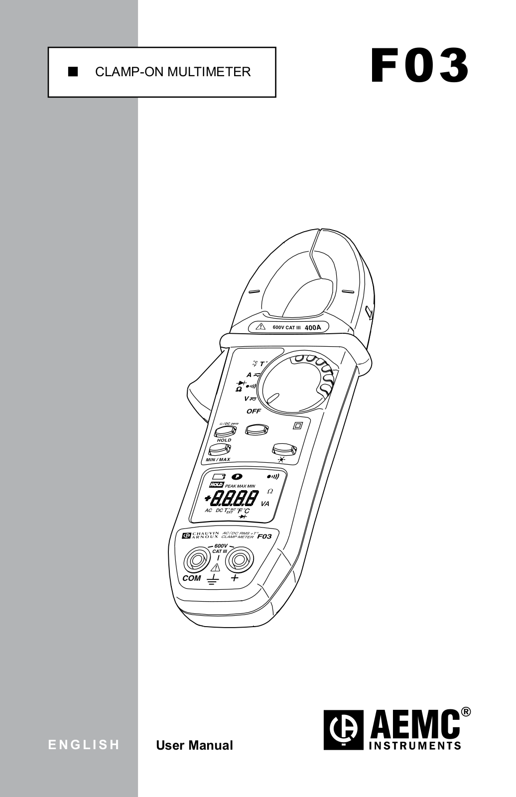 Aemc instruments F03 User Manual