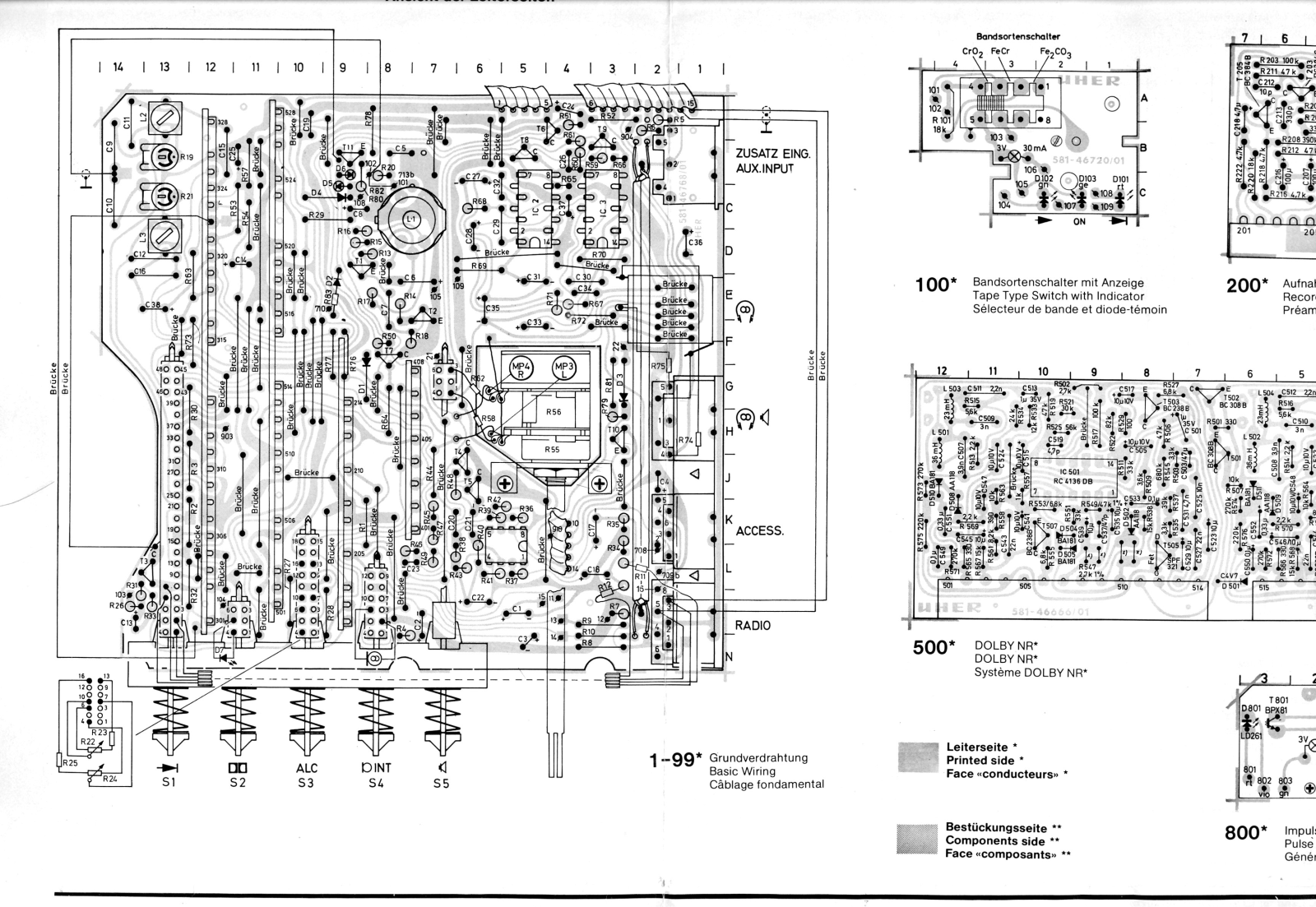 Uher CR-240 Schematic